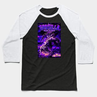 Retro Godzilla ROE 5 Baseball T-Shirt